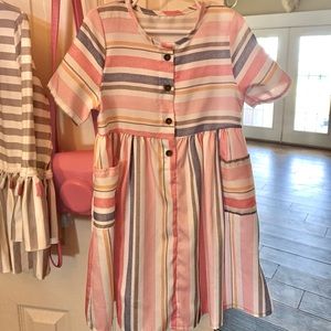 Rainbow pastel dress